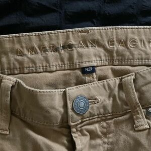 American Eagle Tan Flex Jeans